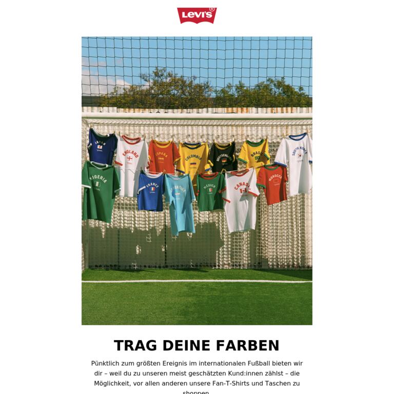 Entdecke unsere Ringer-T-Shirts und Shopper in limitierter Auflage - newsletter screenshot