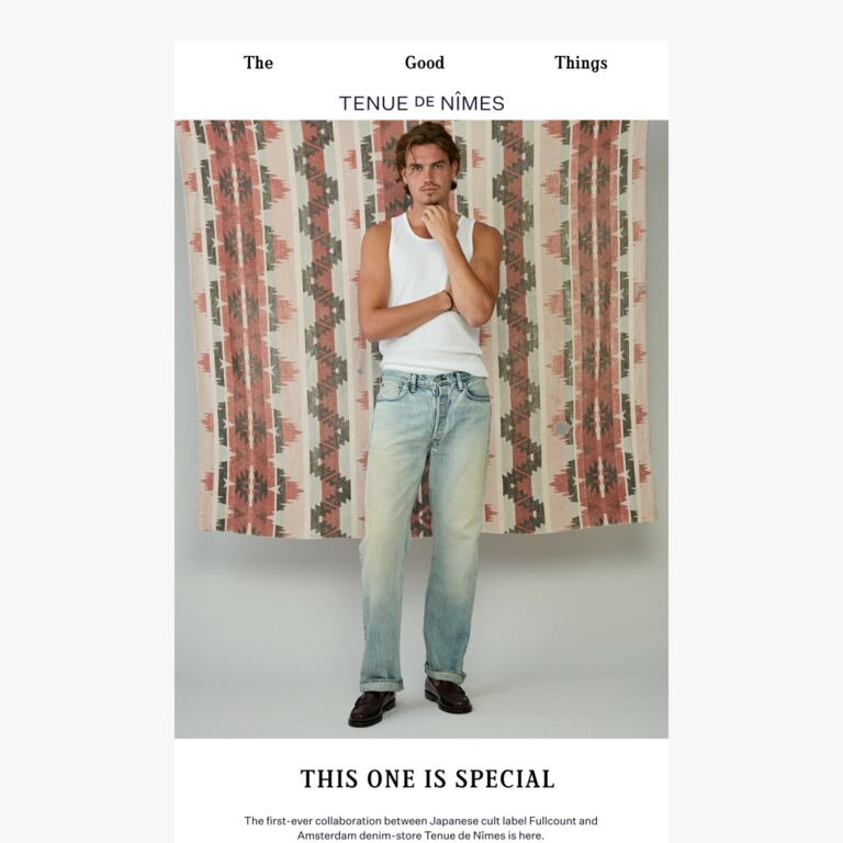 Exclusive Release: Fullcount x Tenue de Nîmes - newsletter screenshot