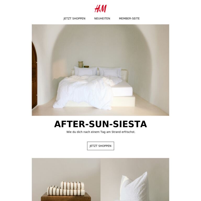 Neu: Weiß in allen Nuancen - newsletter screenshot