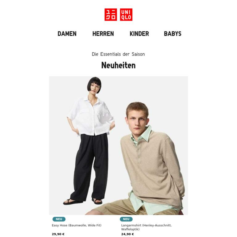 Diese Woche neu - newsletter screenshot