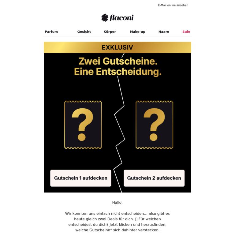🔥 Wir konnten uns nicht entscheiden … - newsletter screenshot