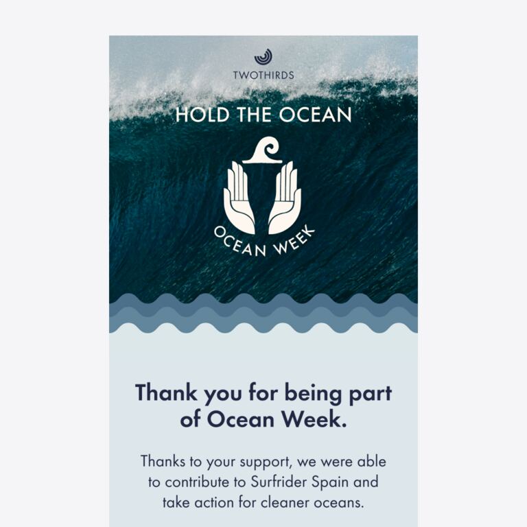 Thank you for being part of Ocean Week - newsletter screenshot