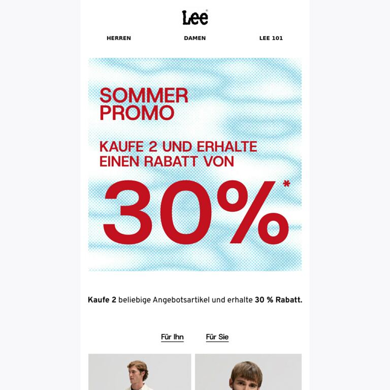 SOMMER - PROMO - newsletter screenshot
