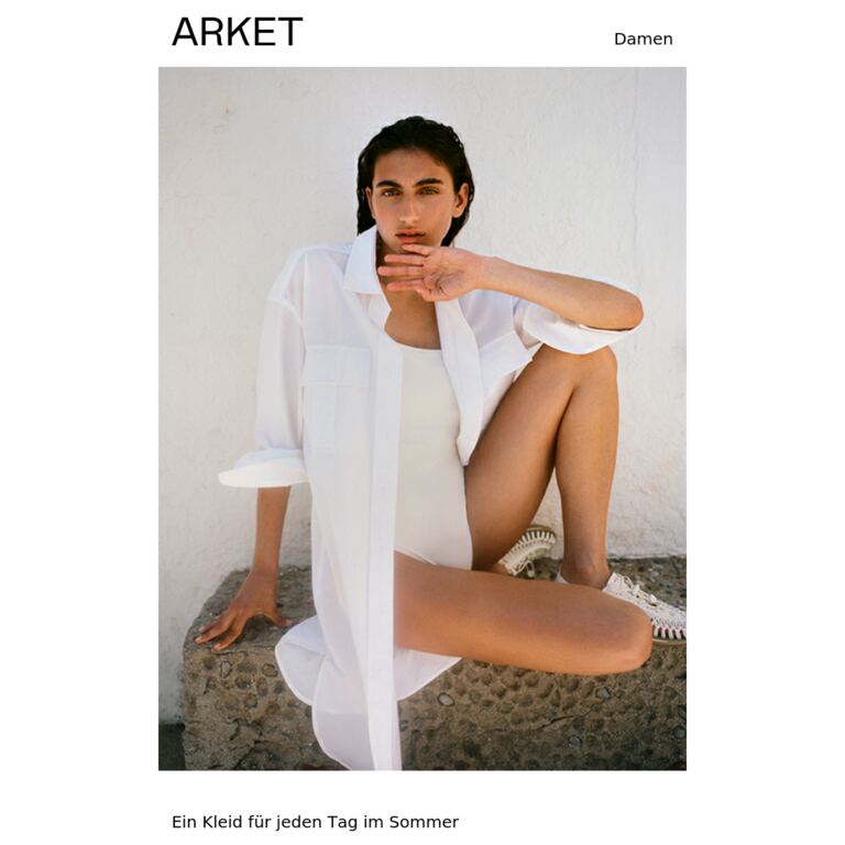 Ein Kleid für jeden Tag im Sommer - newsletter screenshot