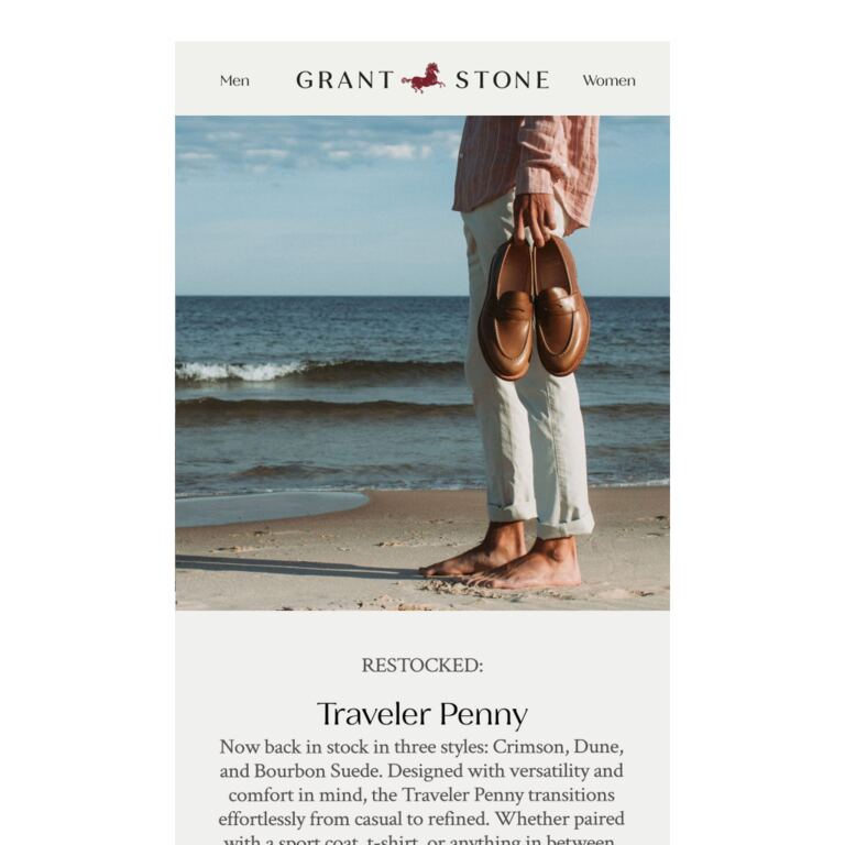 Traveler Penny Favorites Have Returned - newsletter screenshot