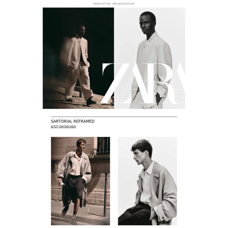 Herren | Sartorial Reframed - newsletter screenshot