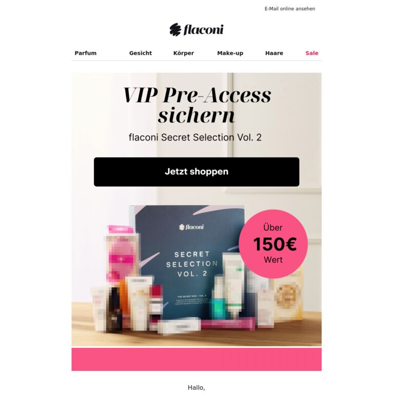 🔐 Exklusiver Zugang zur Secret Box - newsletter screenshot