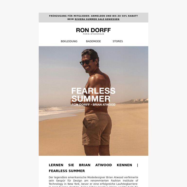 Lernen Sie Brian Atwood kennen - newsletter screenshot