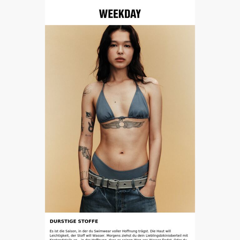 In Gedanken schon am Strand - newsletter screenshot