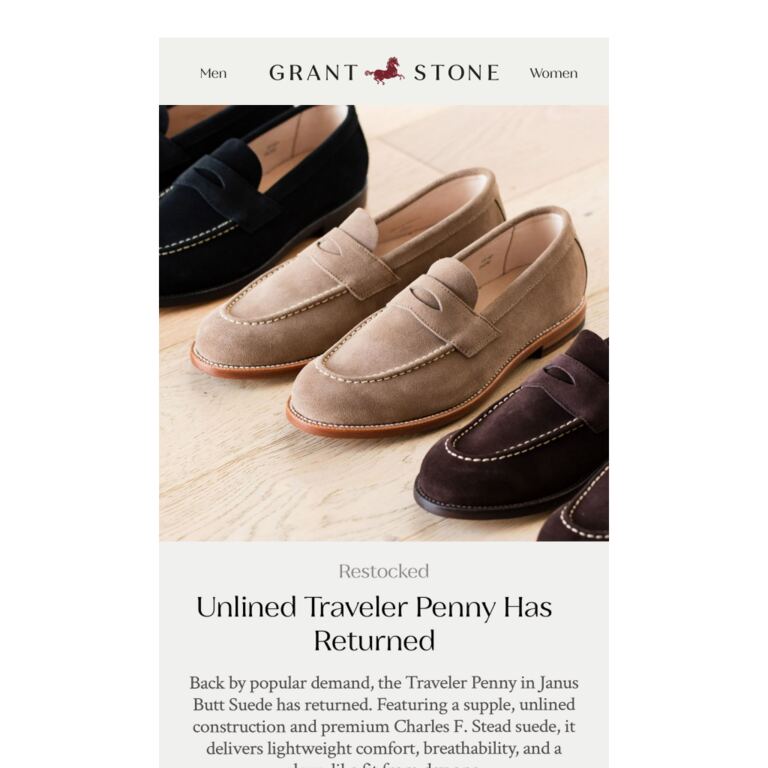 The Unlined Traveler Penny Has Returned - newsletter screenshot