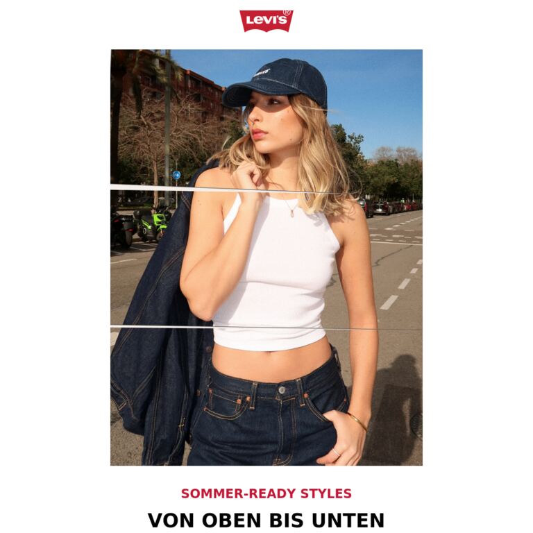 Looks für deinen Sommer - newsletter screenshot