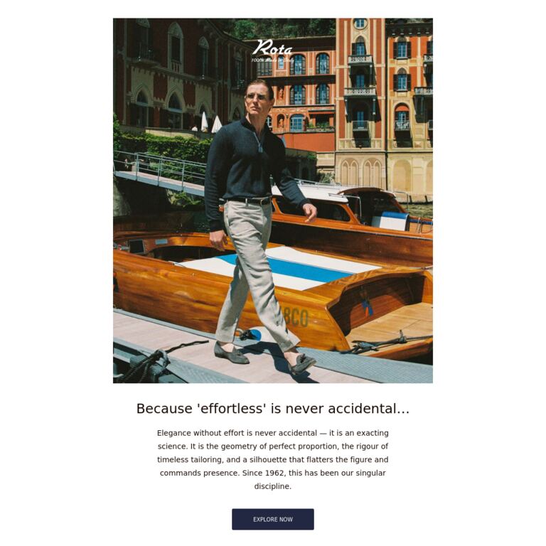 The Science of Elegance - newsletter screenshot