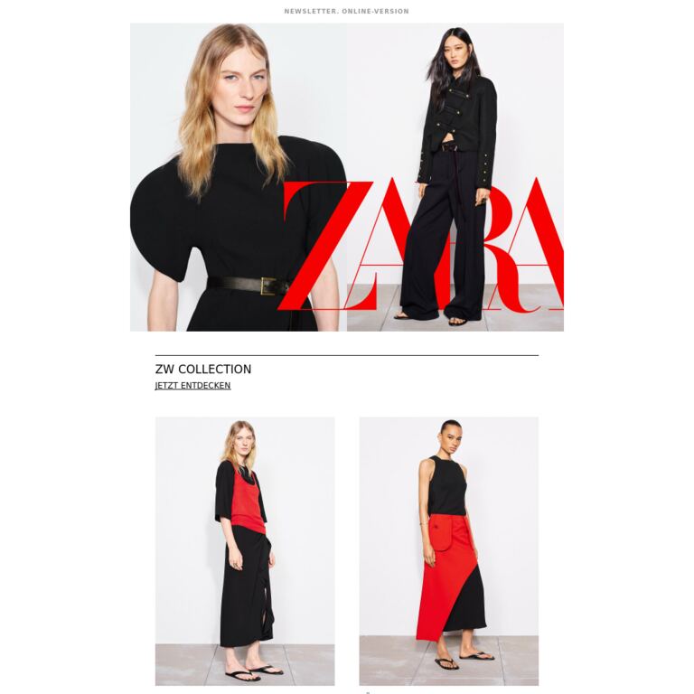 Damen | Entdecke die Neuheiten - newsletter screenshot