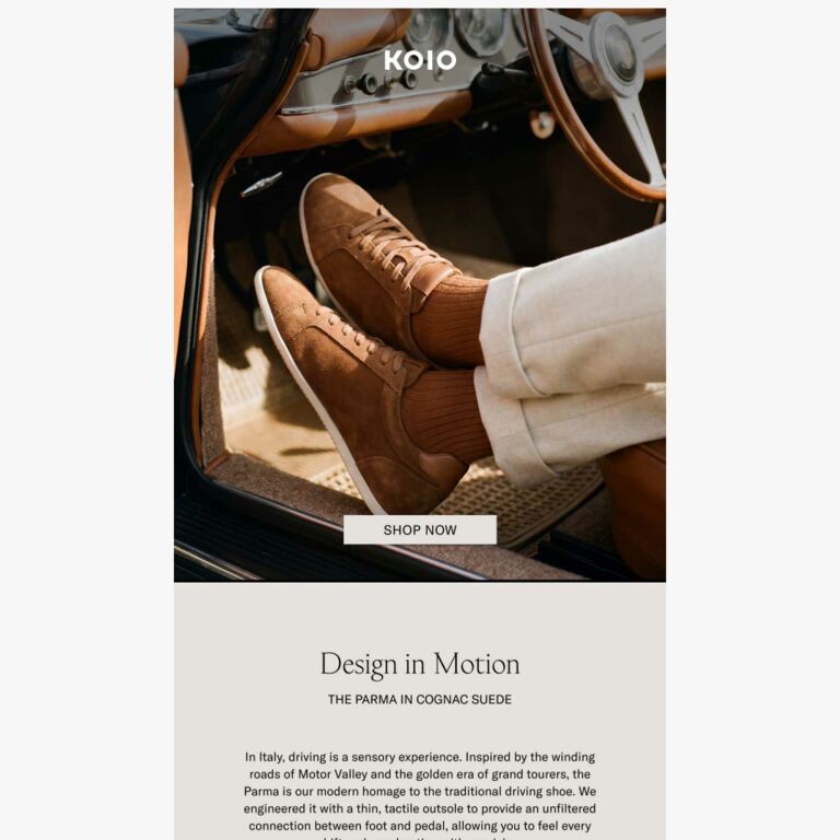 The Art of the Open Road - newsletter screenshot