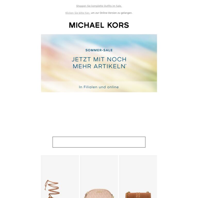Deal, Ihre Sale-Auswahl ist da - newsletter screenshot