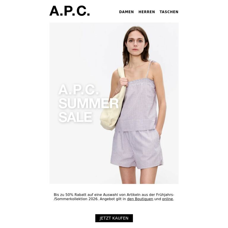 Summer Sale | Neue Rabatte - newsletter screenshot