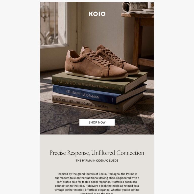 Engineered for the Drive: The Parma - newsletter screenshot