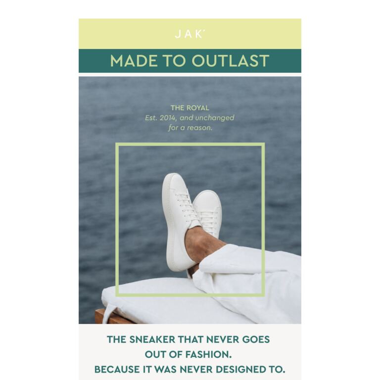 JAK Est. 2014 - newsletter screenshot