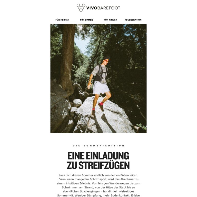 Ein Sommer mit mehr Bodengefühl - newsletter screenshot