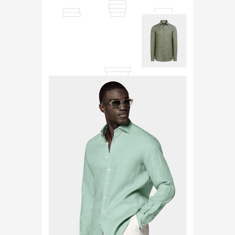 Our Most Popular Linen Shirts - newsletter screenshot