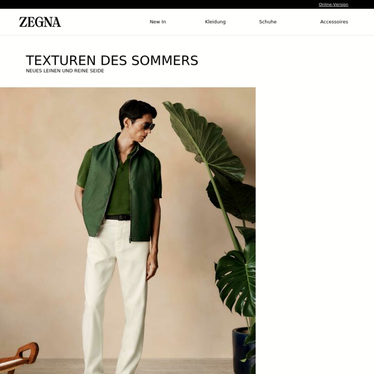 Texturen des Sommers - newsletter screenshot