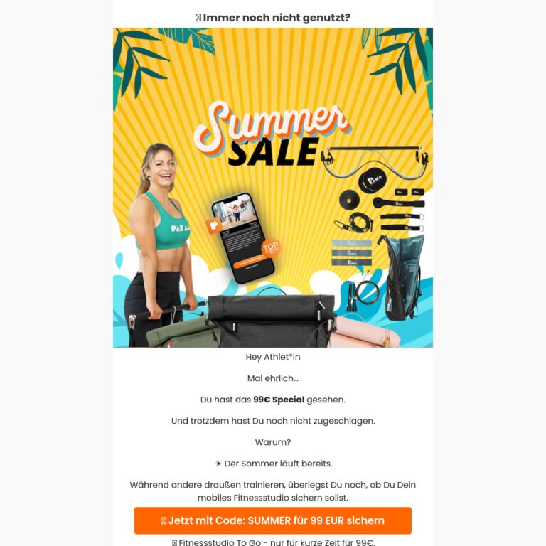 ⏳ Du wartest immer noch? - newsletter screenshot