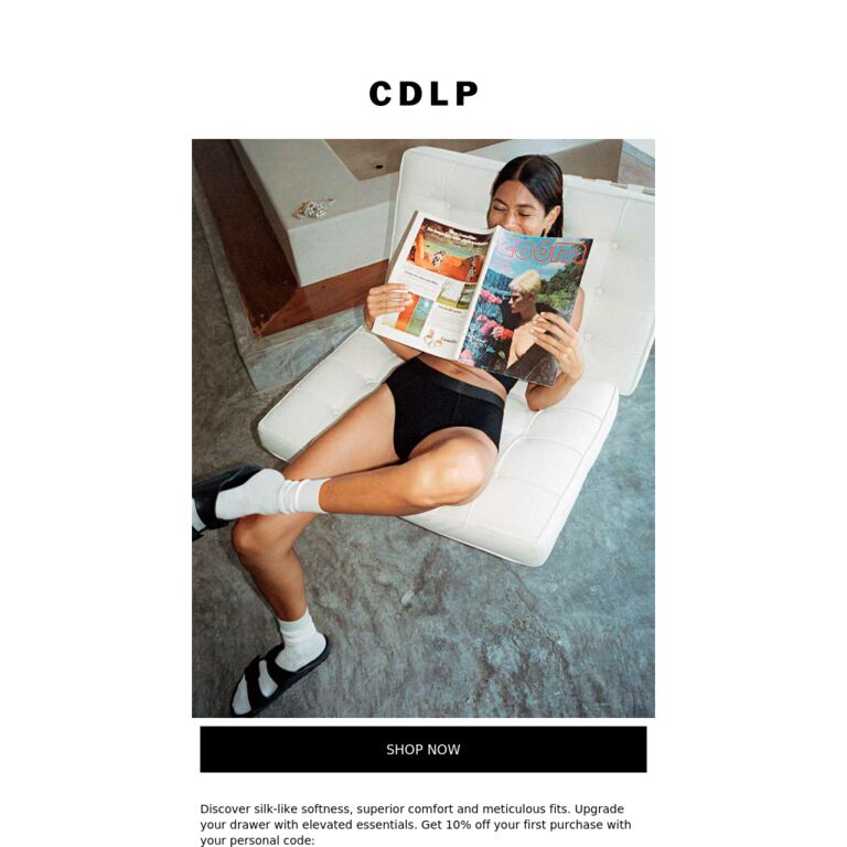 Upgrade your drawer - newsletter screenshot