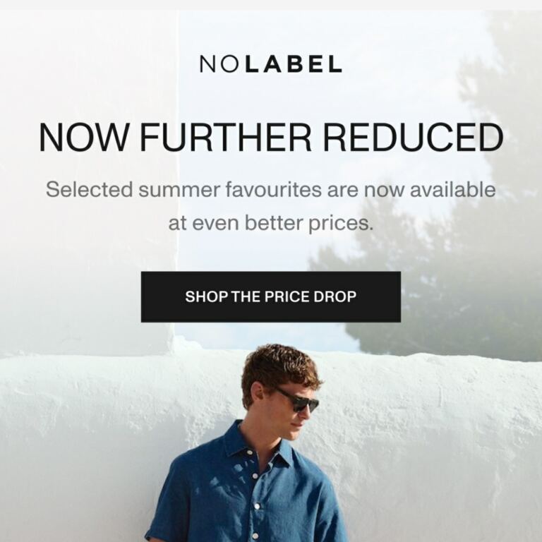 Our sale is now further reduced - newsletter screenshot