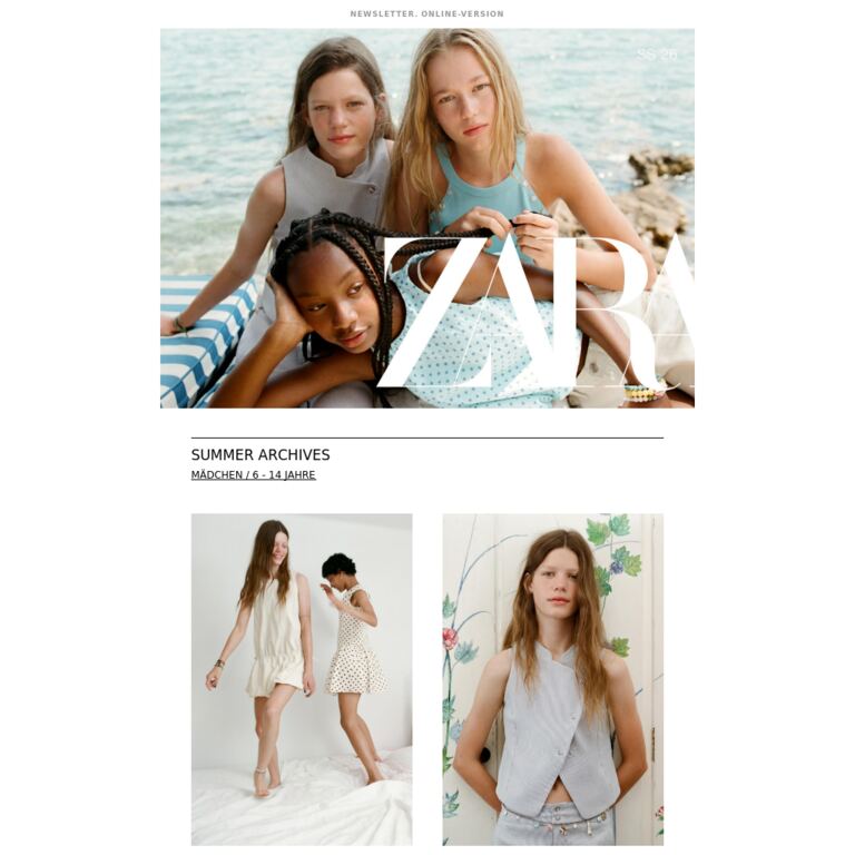 Kinder | Neu in dieser Woche - newsletter screenshot