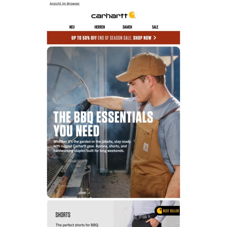 From Job Sites to Grill Sides - newsletter screenshot