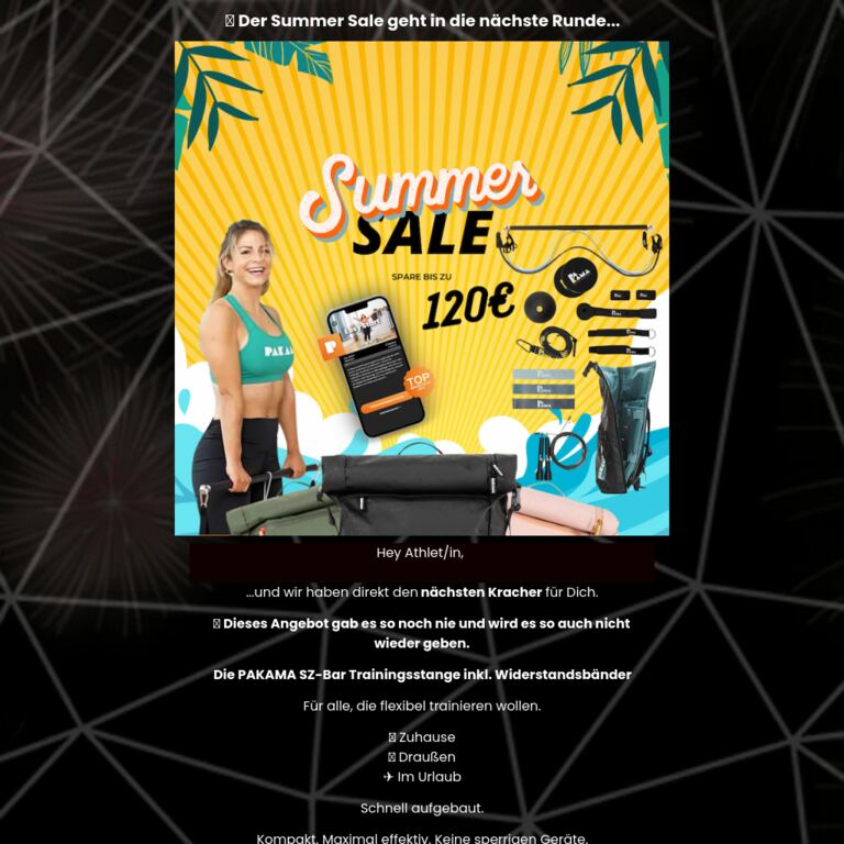 🚨 Das gab es bei PAKAMA noch nie - newsletter screenshot