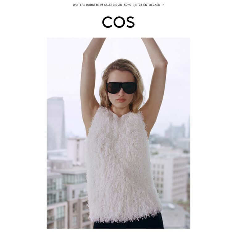 Gerade eingetroffen: moderne Basics - newsletter screenshot
