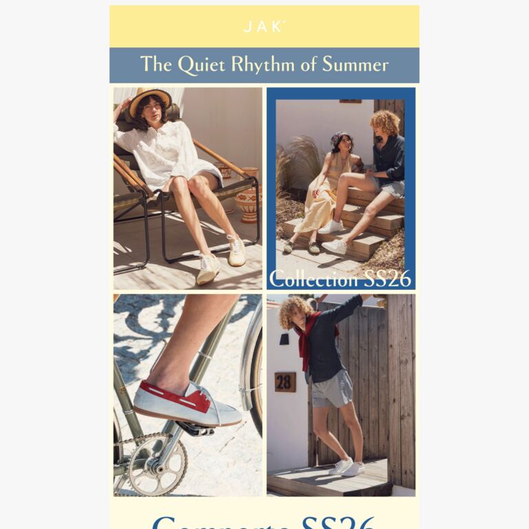 Meet SS26 - A Summer Day in Comporta - newsletter screenshot