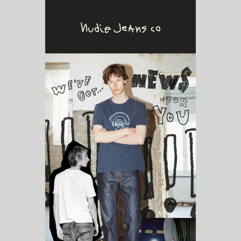 New jeans. New selvedge. - newsletter screenshot
