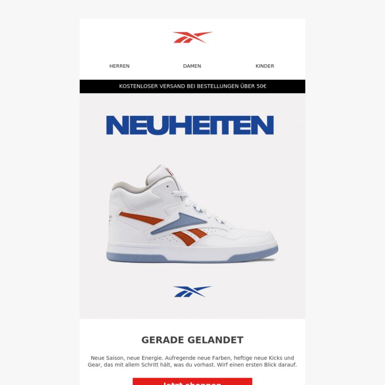 Neue Essentials, frisch aus dem Drop - newsletter screenshot