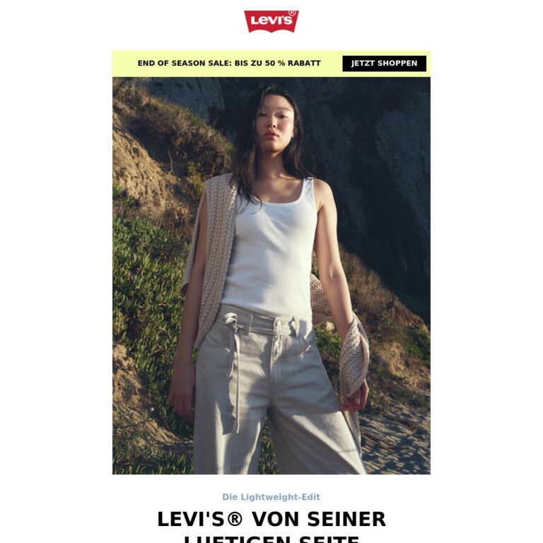 Diesen Sommer wird nicht geschwitzt. - newsletter screenshot