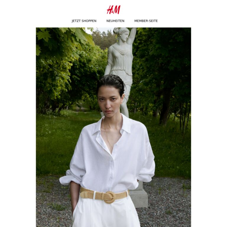 Leichte Sommer-Looks - newsletter screenshot