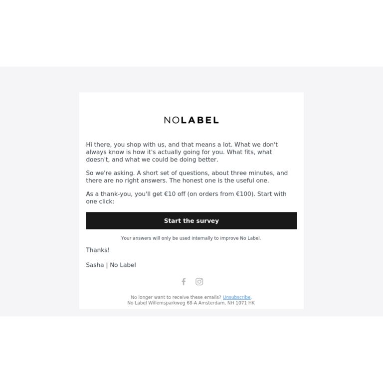 Honestly, how's it going? - newsletter screenshot