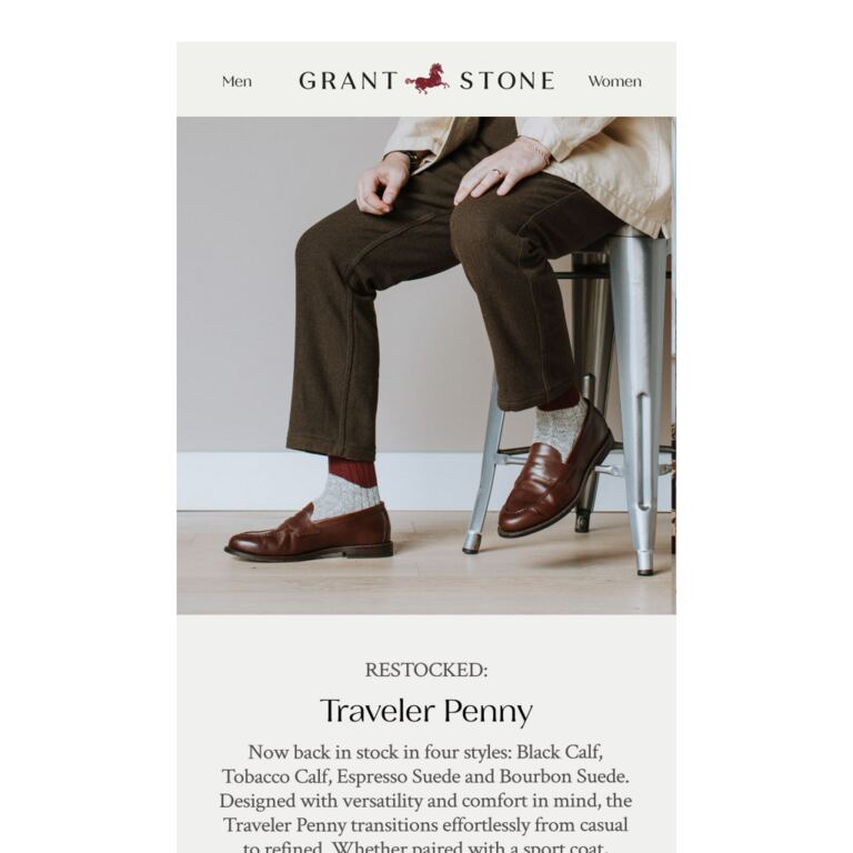 Traveler Penny Favorites Have Returned - newsletter screenshot