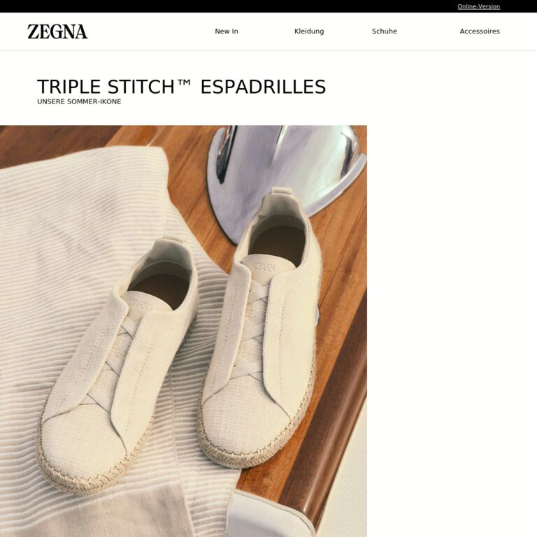 Die Triple Stitch™ dieser Saison - newsletter screenshot