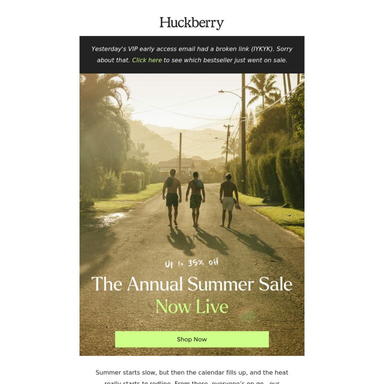 You're gonna need a bigger cart. - newsletter screenshot