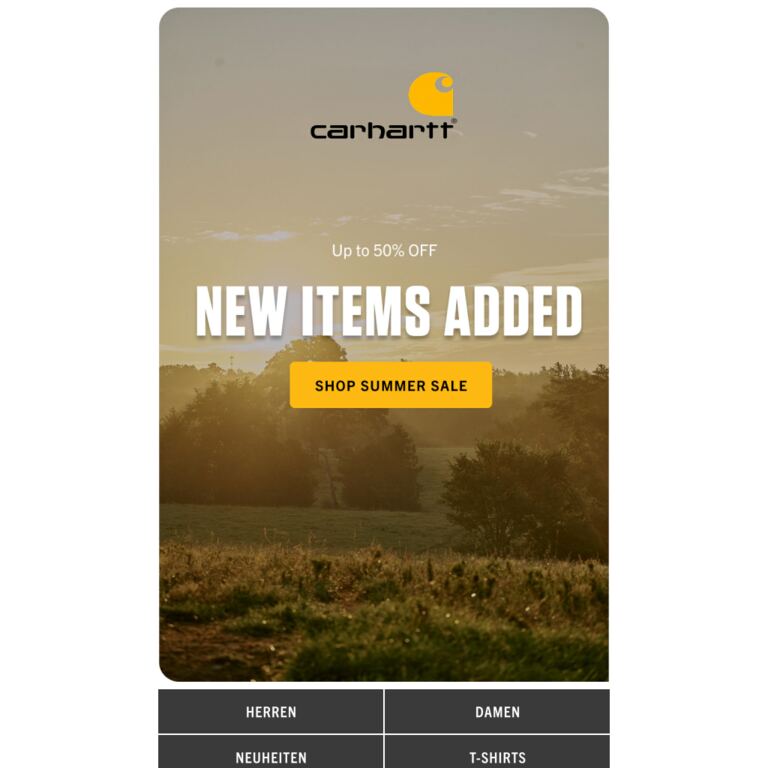 SUMMER SALE: Further Reductions - newsletter screenshot