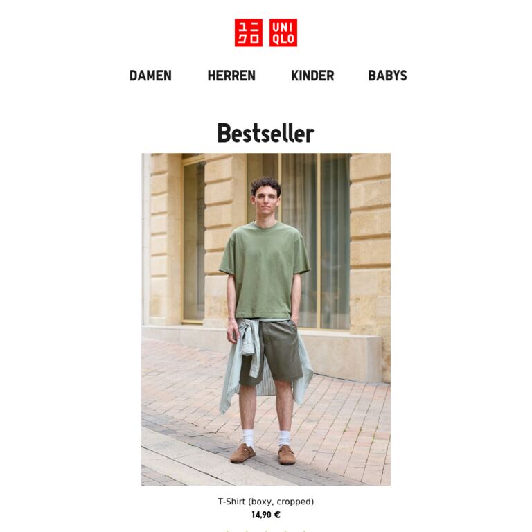 Die aktuellen Bestseller - newsletter screenshot