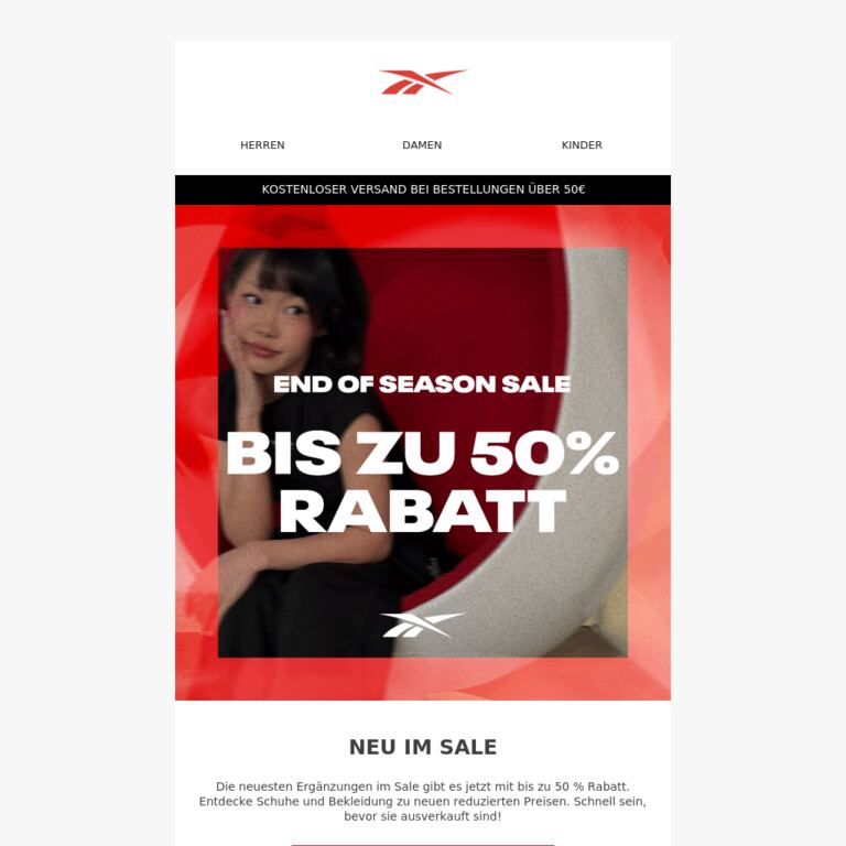 Der Sale wird noch besser! - newsletter screenshot