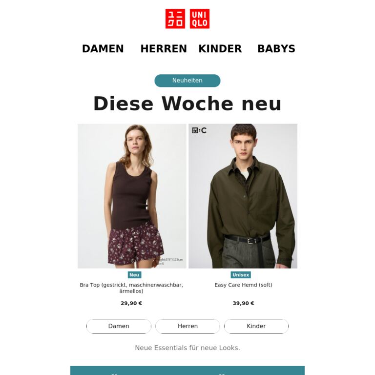 Nicht verpassen | Die Neuheiten der Woche - newsletter screenshot