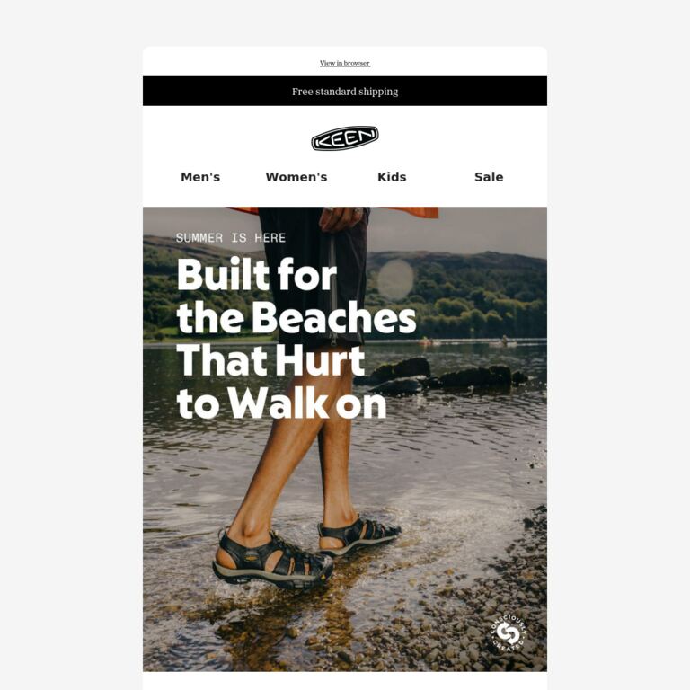 Pebble beaches from Liguria to Croatia? Solved. - newsletter screenshot