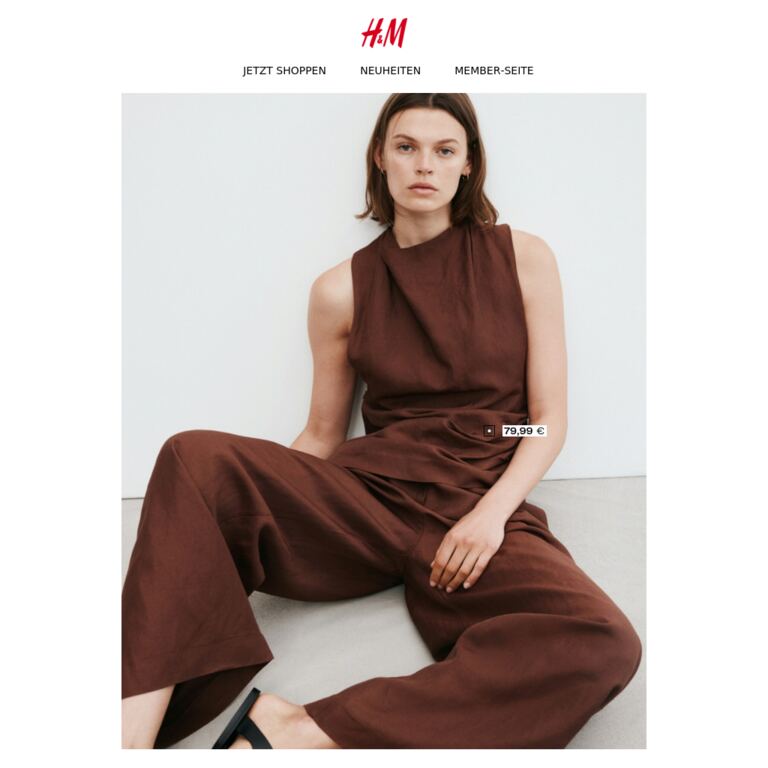 Made to match - newsletter screenshot