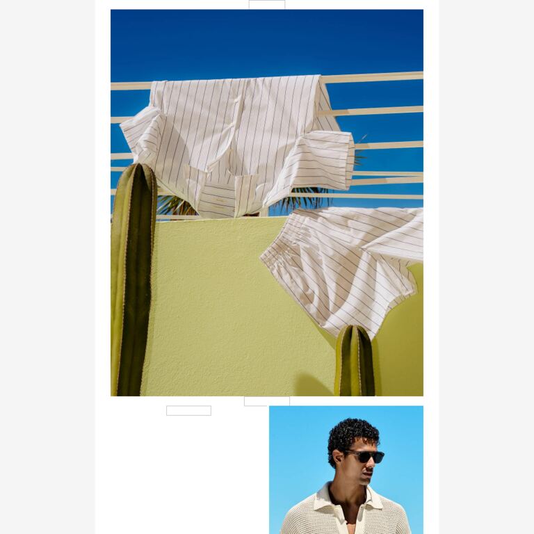 Just Dropped: Resort Collection - newsletter screenshot