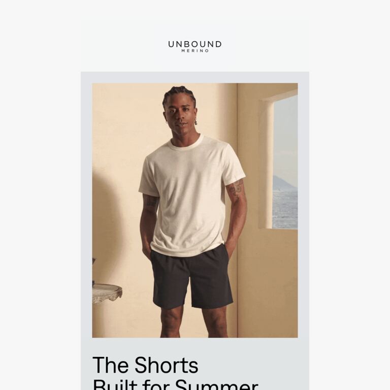 The Only Shorts You Need to Pack. - newsletter screenshot