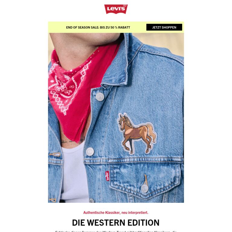 Festival-Style trifft auf Western-Tradition - newsletter screenshot
